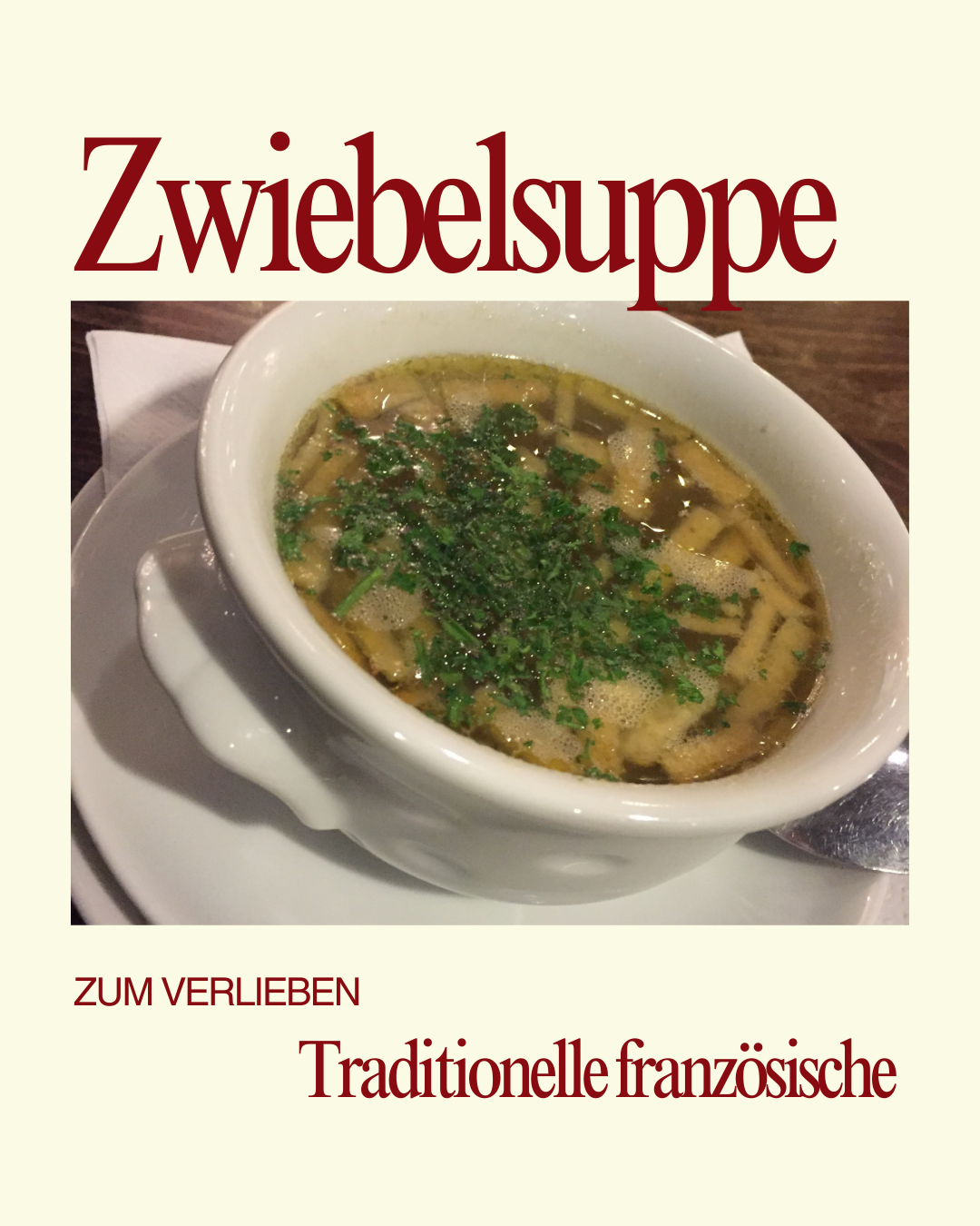 Zwiebelsuppe
