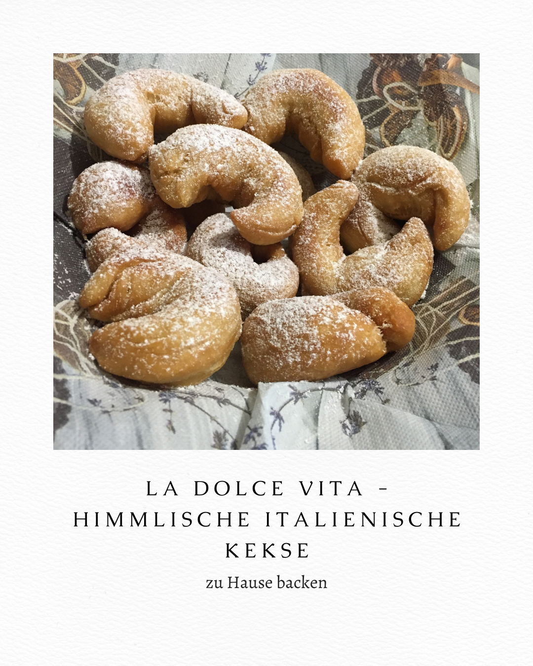 talienische Kekse zu Hause