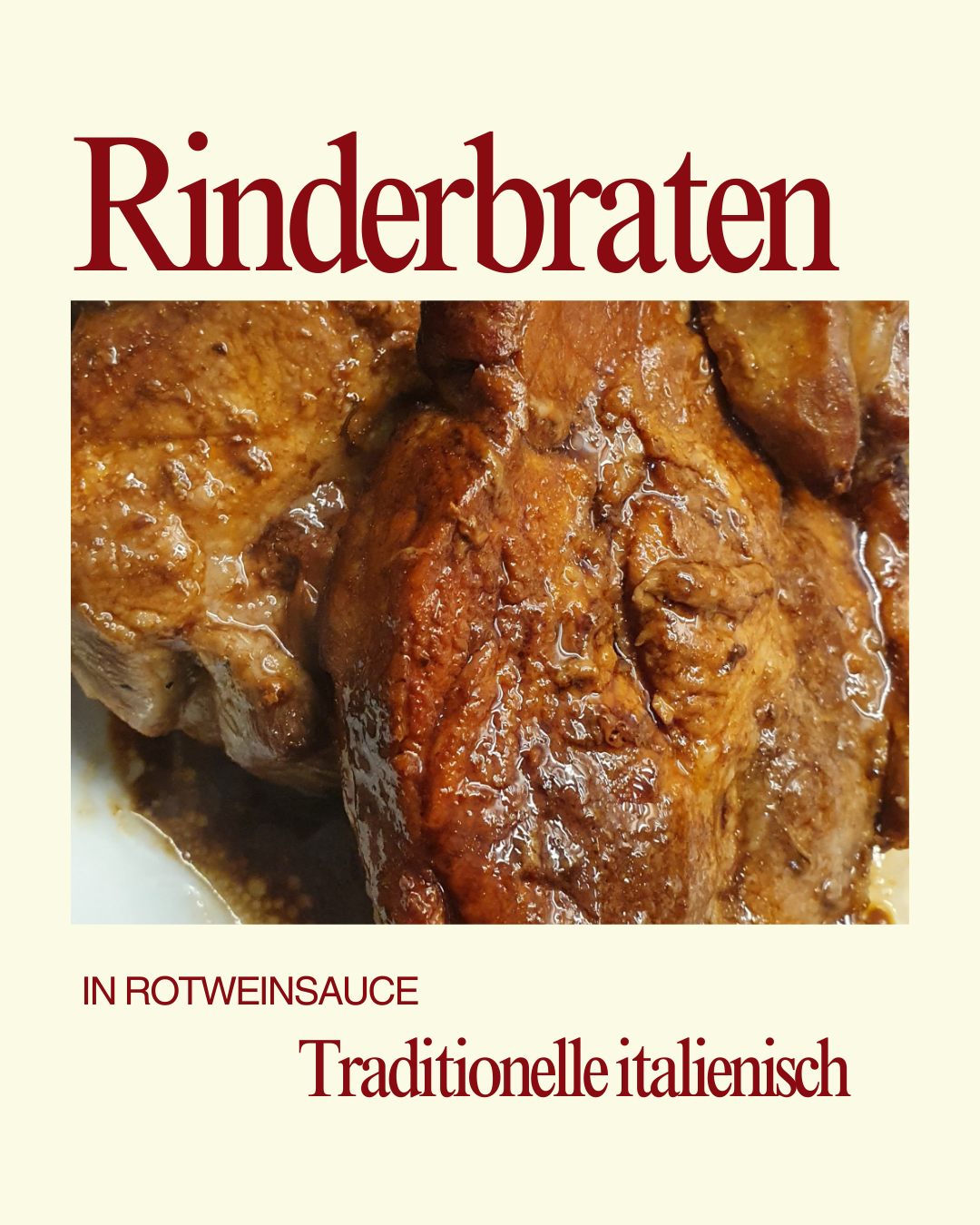 rotweinsosse braten